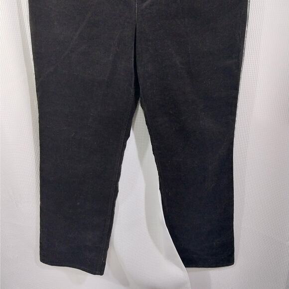 JONES NEW YORK! ESPRESSO BROWN FINE WALE CORDUROY STRAIGHT LEG PANTS! SZ 18 - Picture 4 of 11